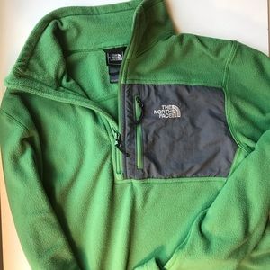 North Face half zip fleece pullover